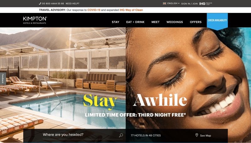 Best Hotel Website Design 7 Impressive Examples Cvent Blog